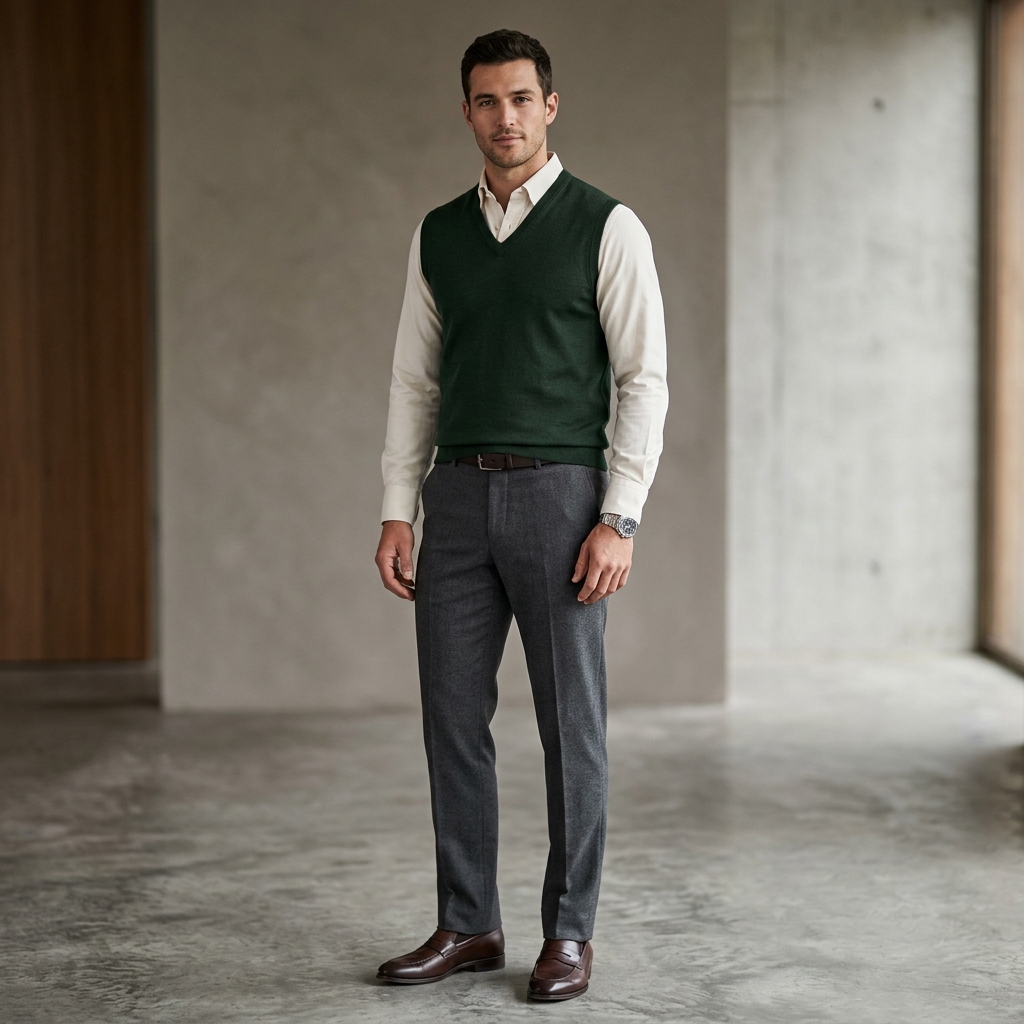 Uniform V-Neck Vest