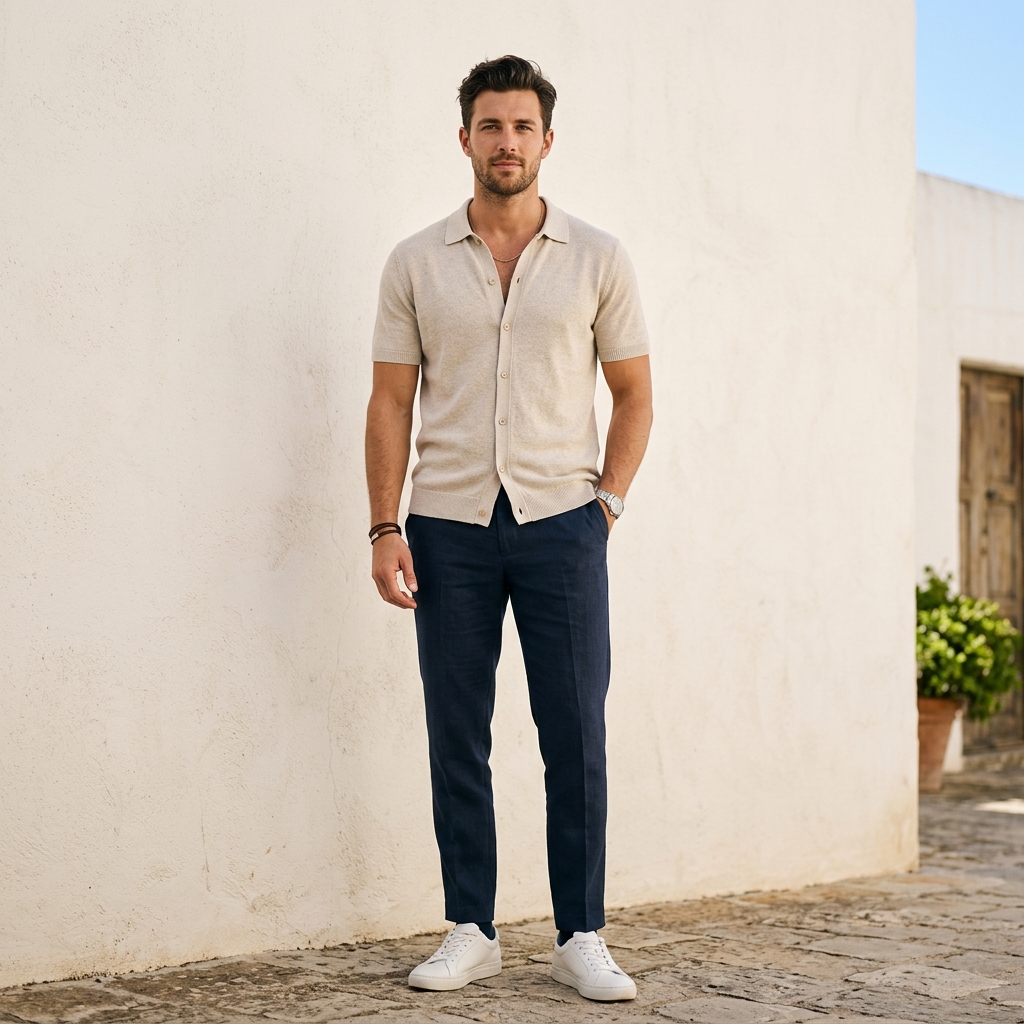 Ribbed Knit Shirt